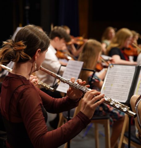 Plakát - Žákovský koncert flétnové třídy Vítězslavy Šujanové