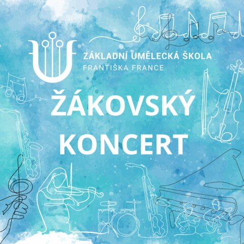 Plakát - Žákovský koncert pěvecké třídy Kateřiny Jirákové